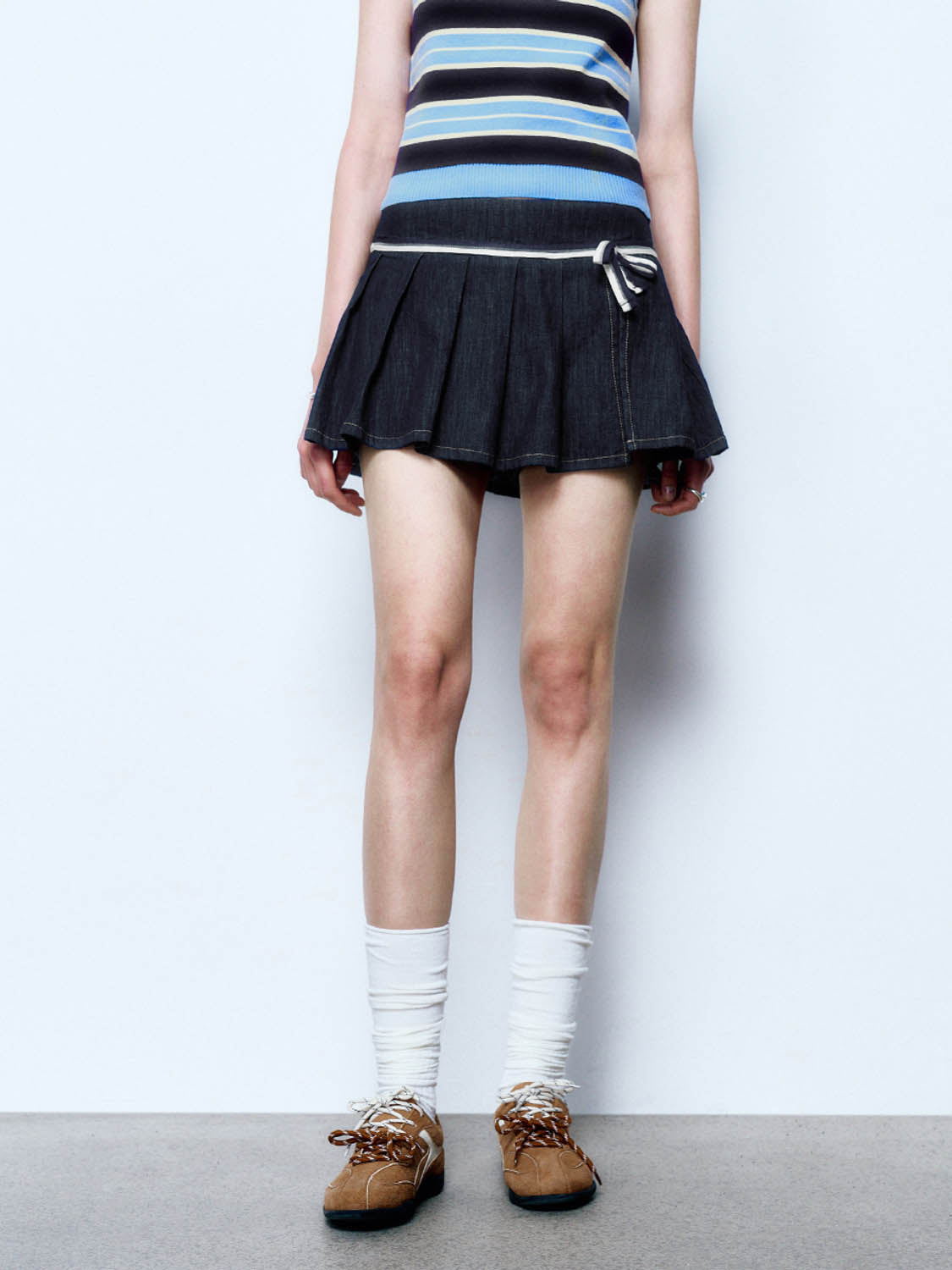 Denim Mini Skirts