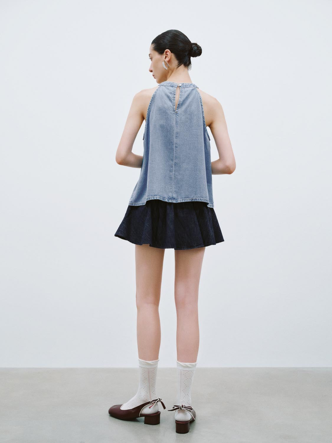 Denim Mini Skirts