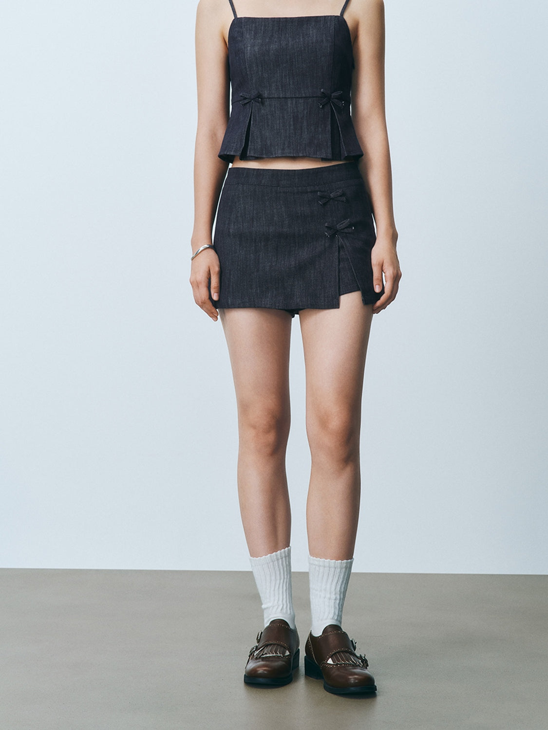 Denim Mini Skirts