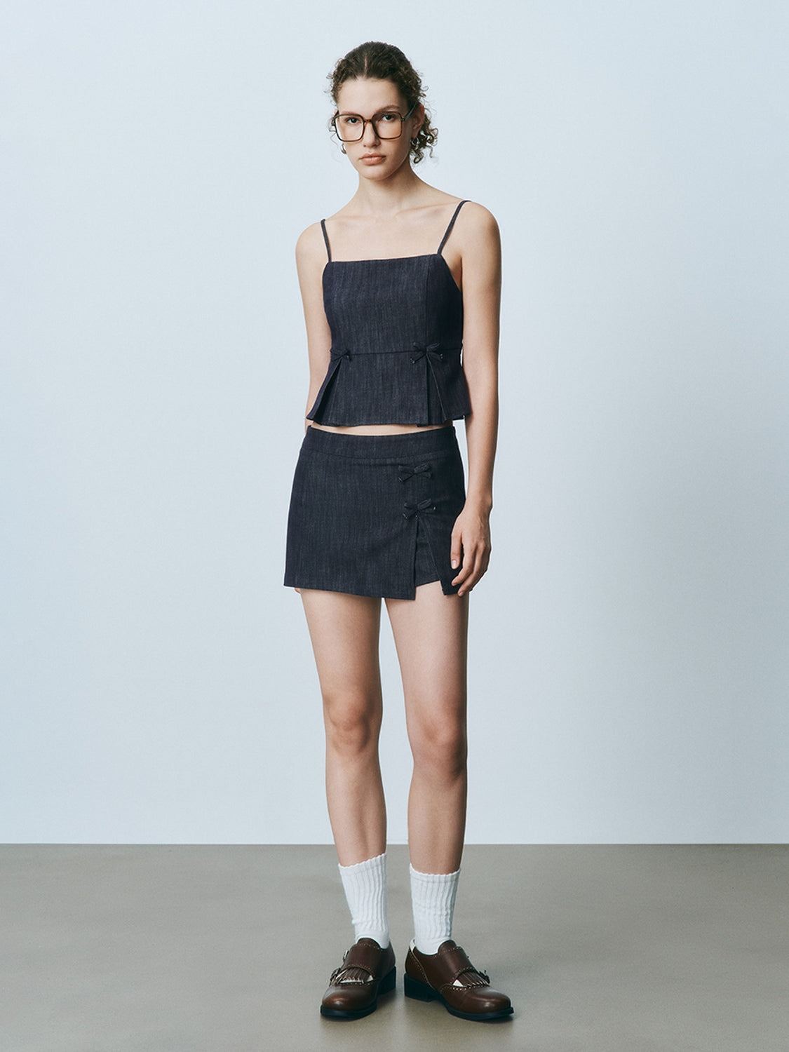 Denim Mini Skirts