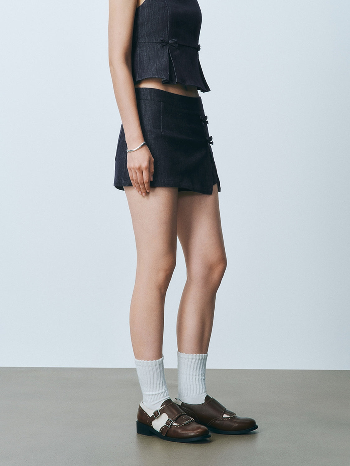 Denim Mini Skirts