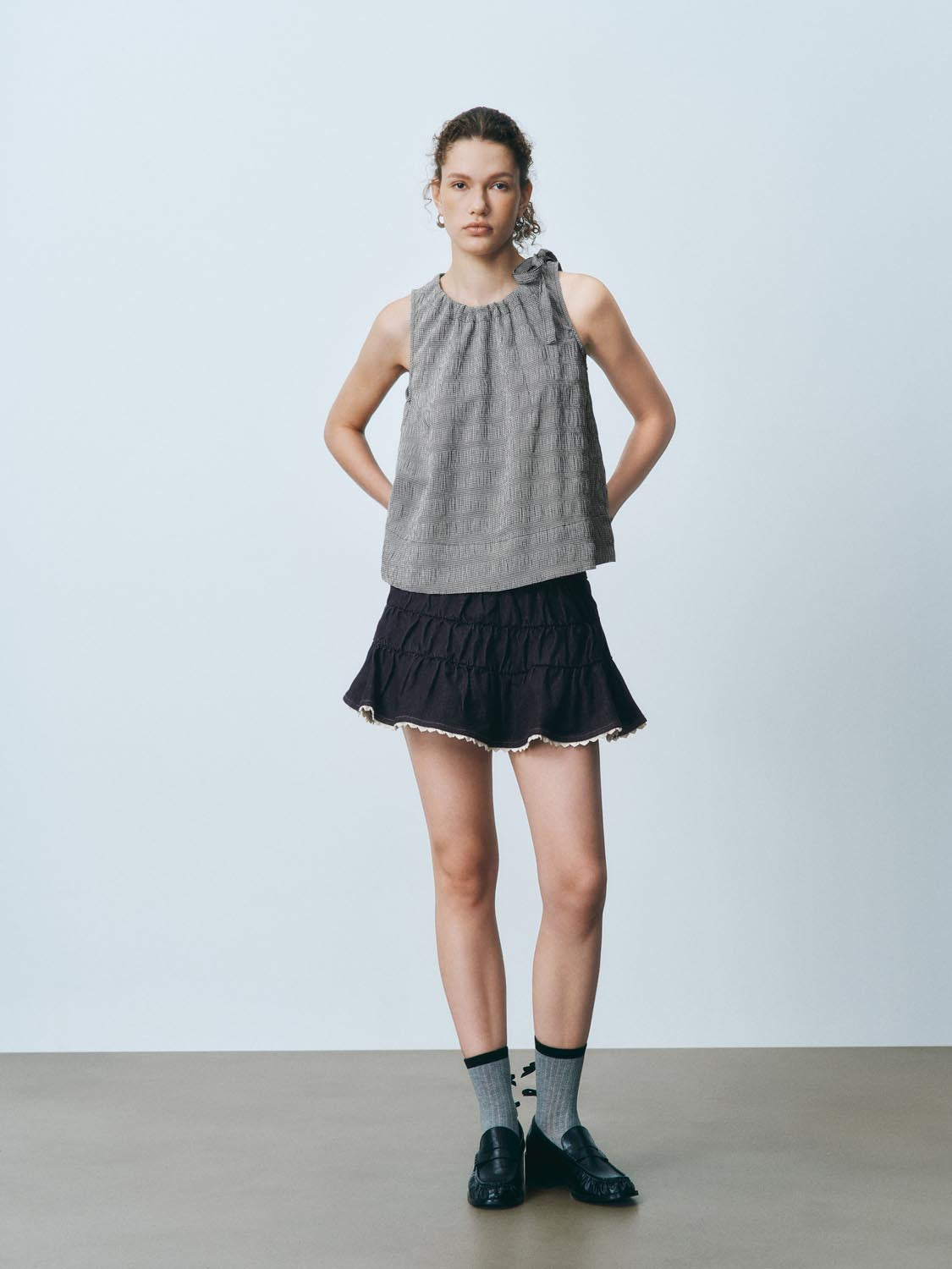 Denim Mini Skirts