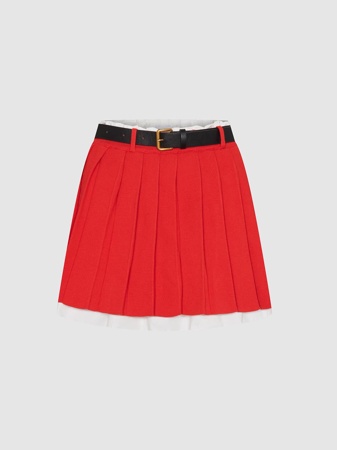 Loose Pleated Knitted Skirts