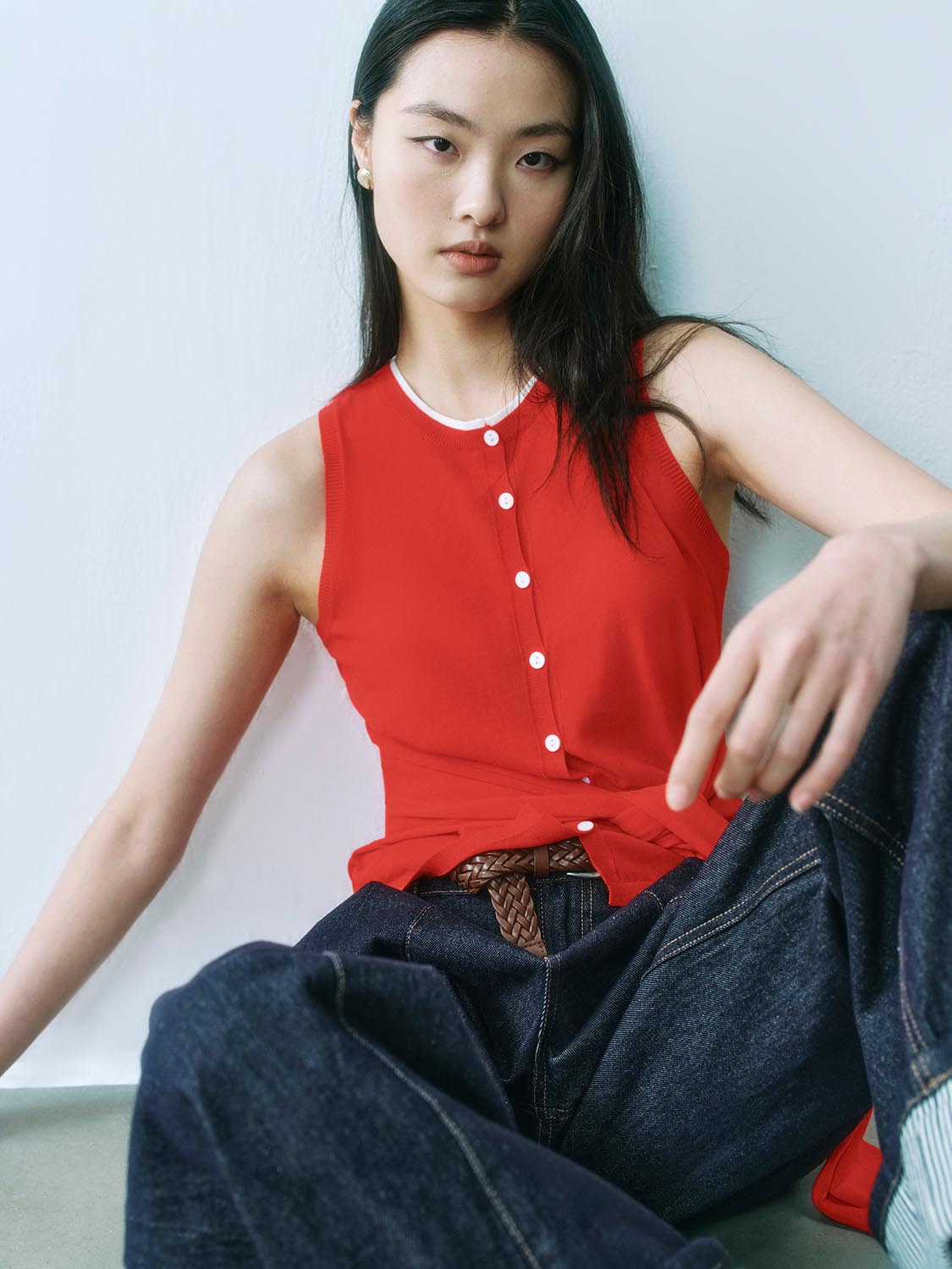 Knitted Sleeveless Vests