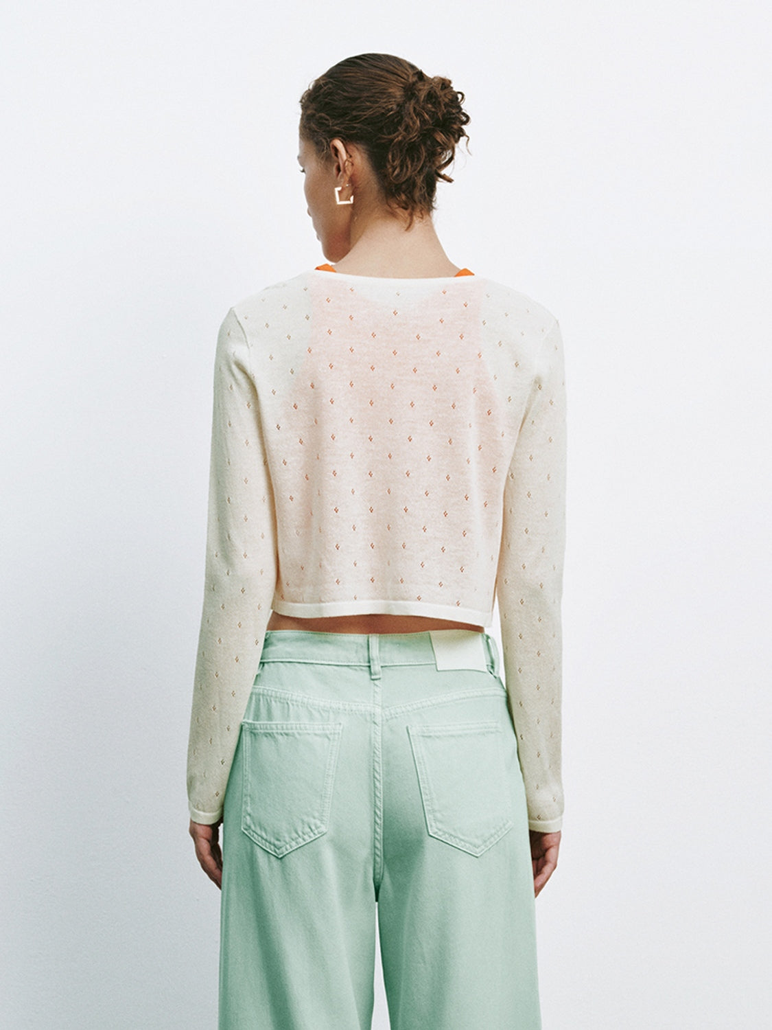 Lace Up Front Knitted Cardigans