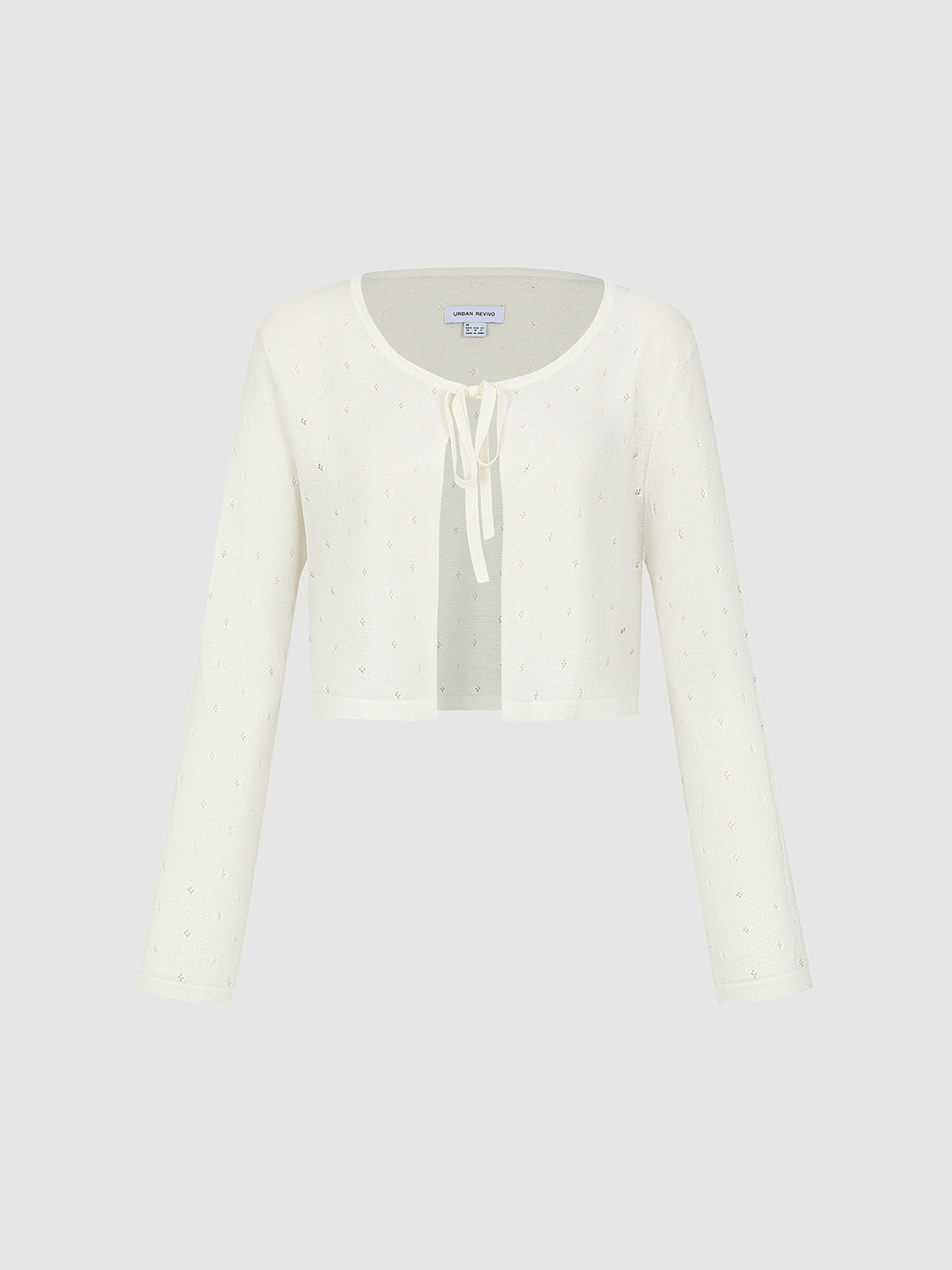 Lace Up Front Knitted Cardigans