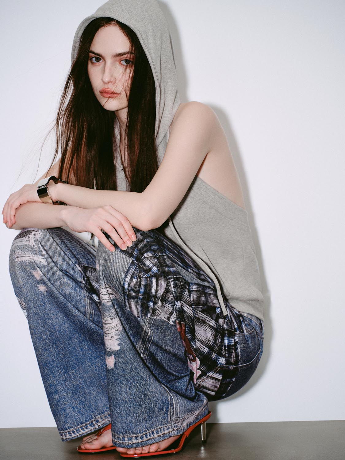 Vogue Sleeveless Hoodie Vests