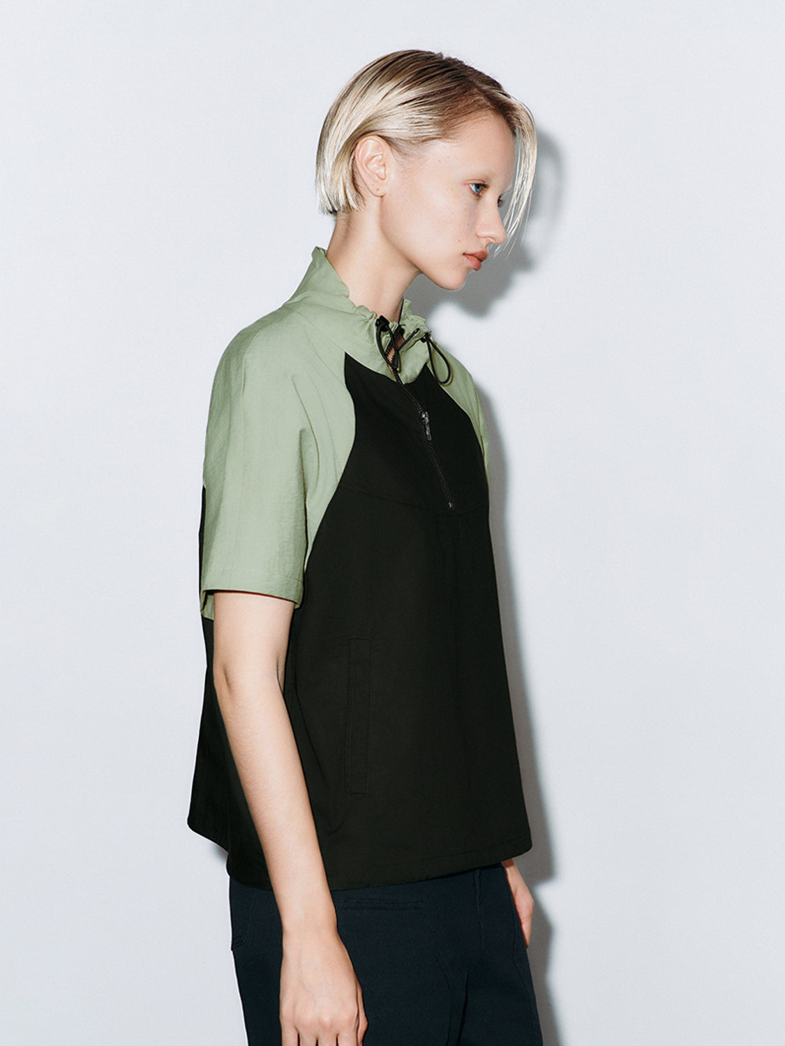 Raglan Sleeve Overhead Shirt