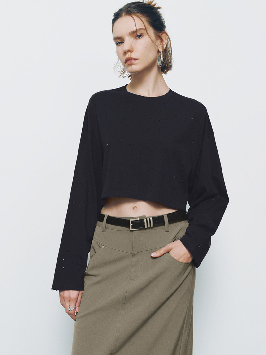 Cropped Loose T-Shirts