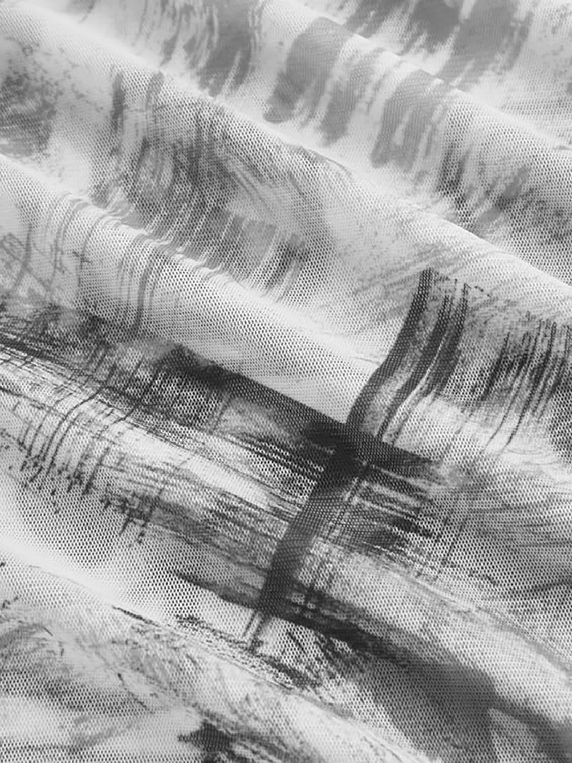 Printed Flare Long Sleeve T-Shirts