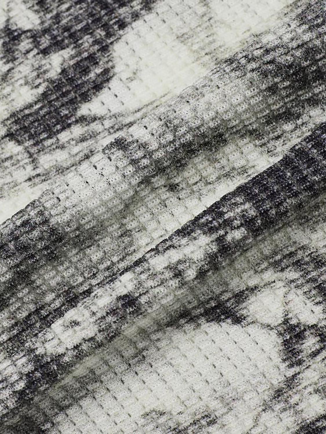 Printed One Shoulder Ruched T-Shirts