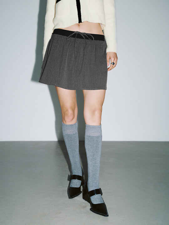 Loose Mini A-Line Skirt