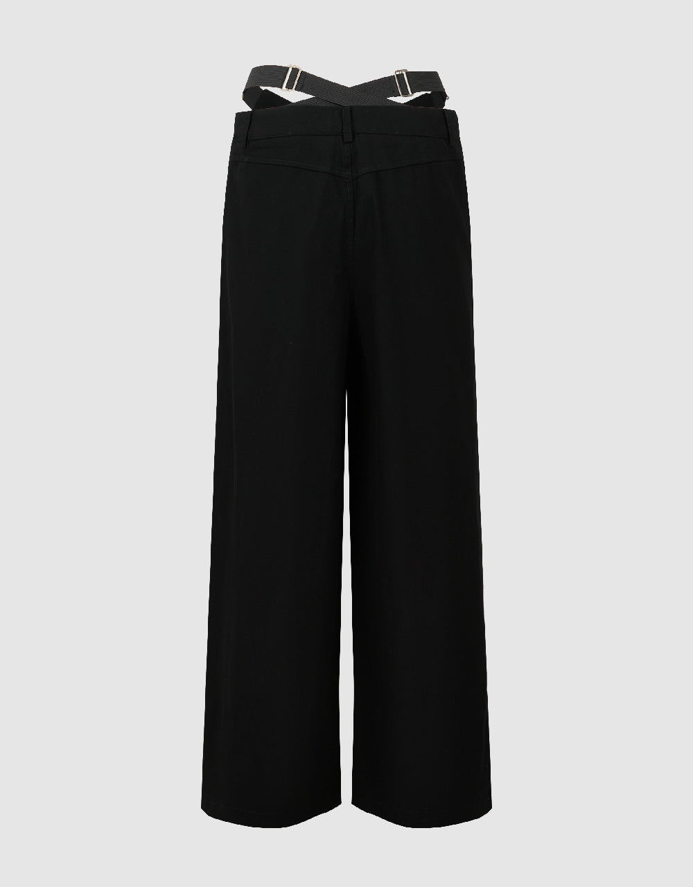 Cut-Out Wide-Leg Pants