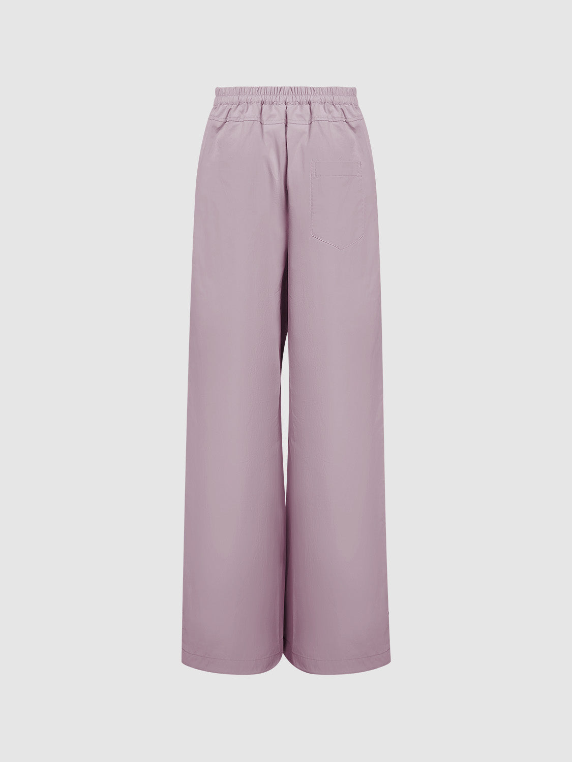 Drawstring Waist Wide-Leg Pants