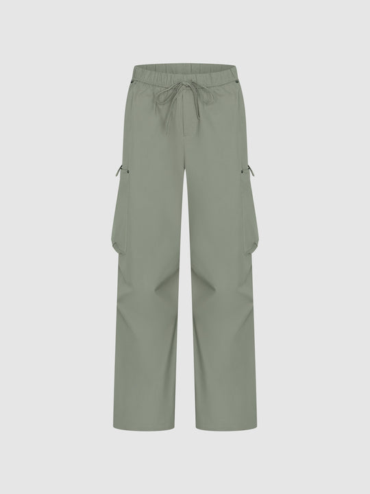 Wide-Leg Cargo Pants
