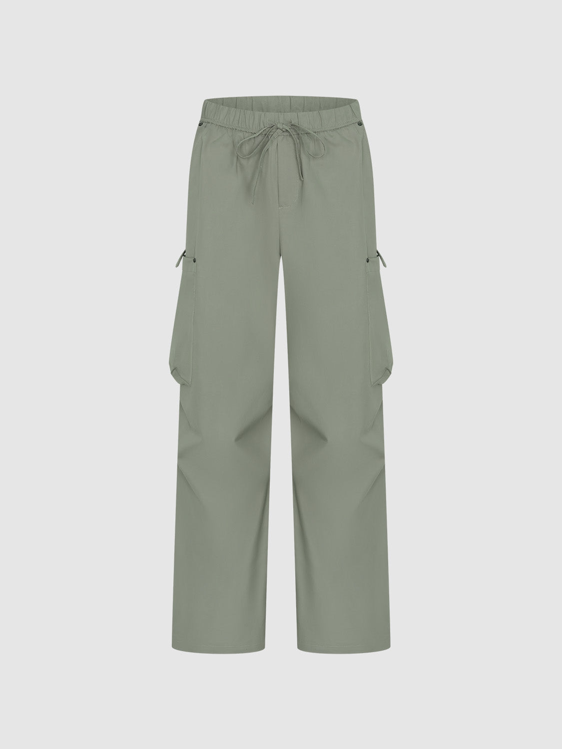 Wide-Leg Cargo Pants