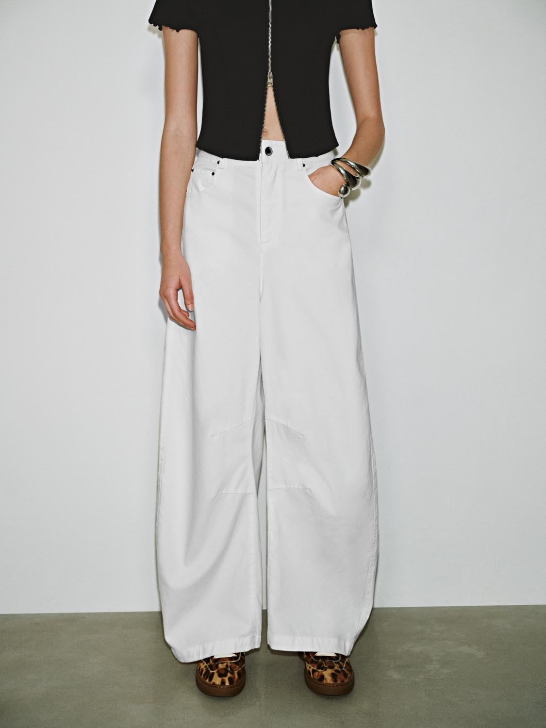 Curved Leg Pants