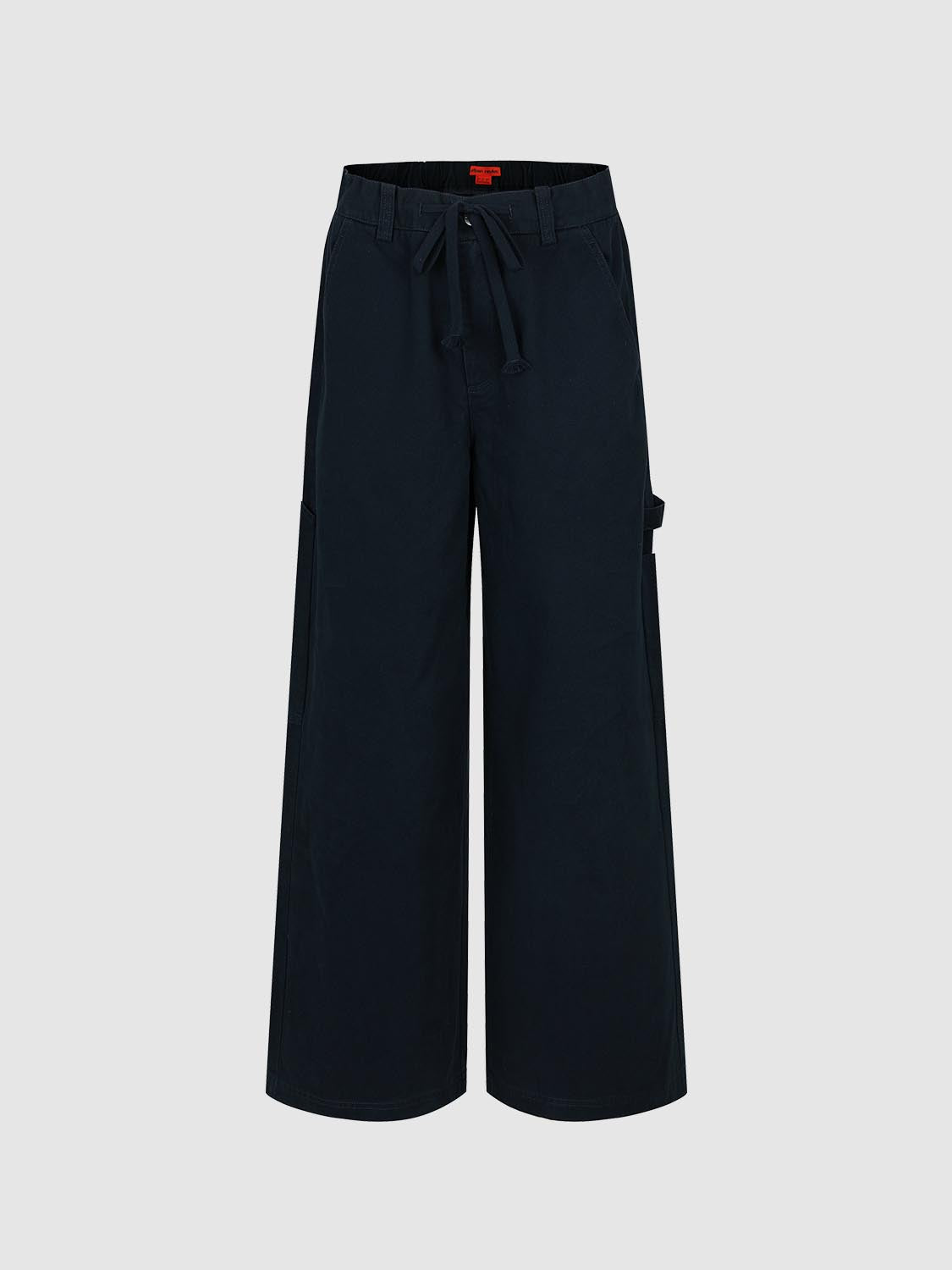 Drawstring Wide Leg Pants