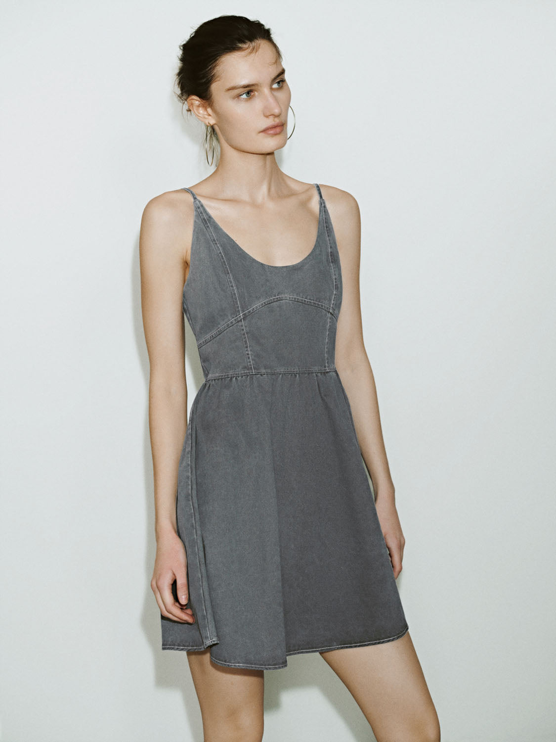 Cami A-Line Denim Dresses