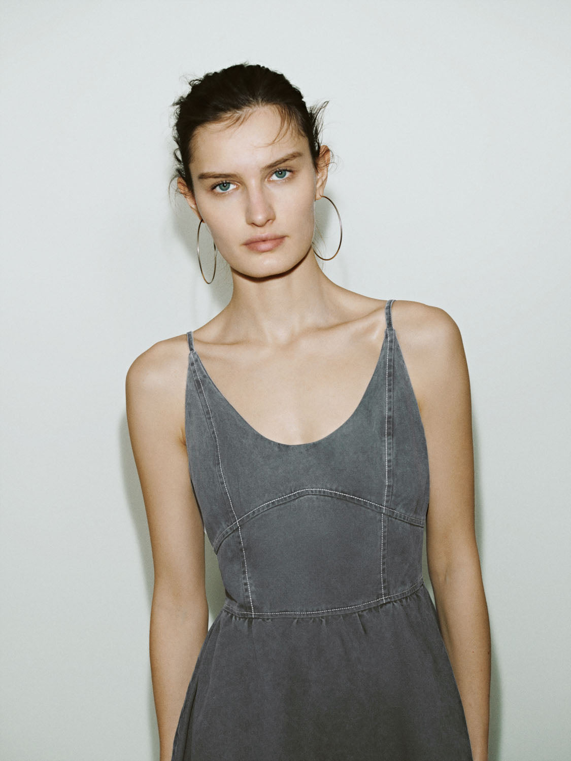 Cami A-Line Denim Dresses