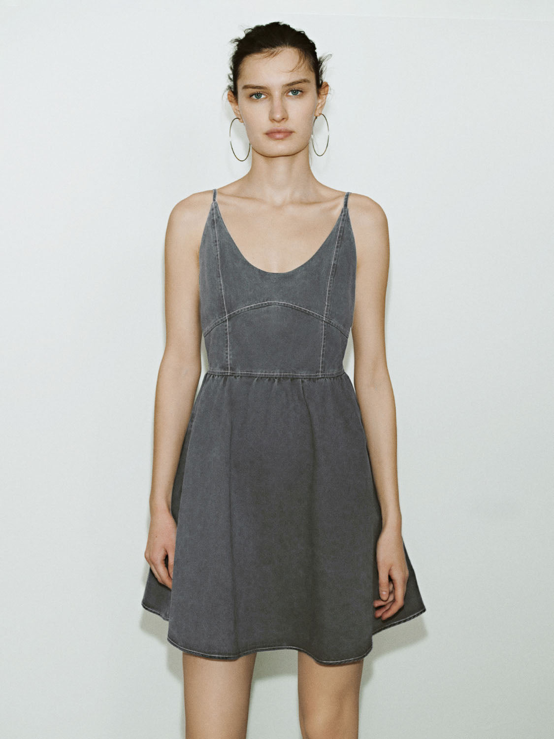 Cami A-Line Denim Dresses