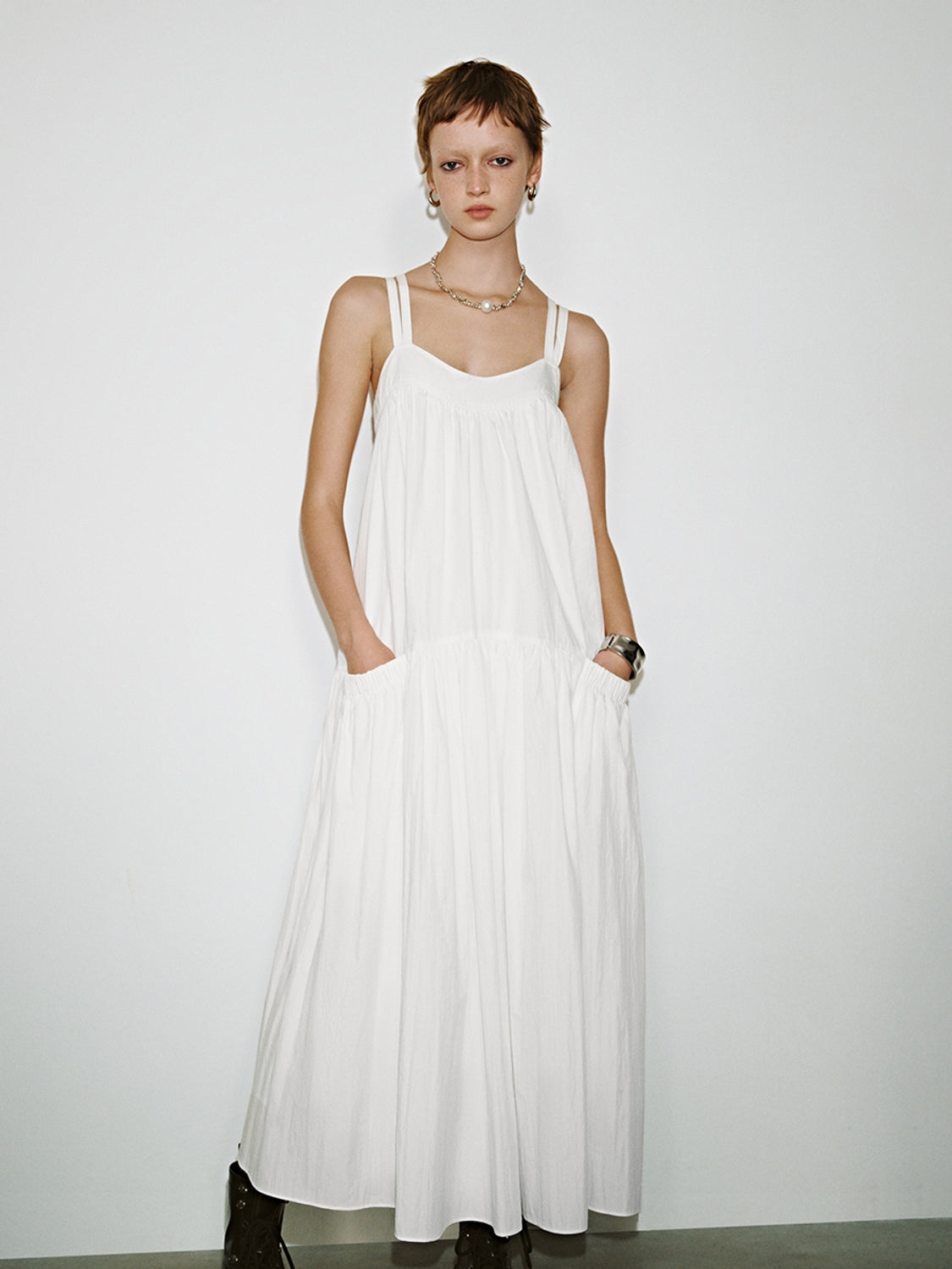 Cross-Back Maxi Dresses