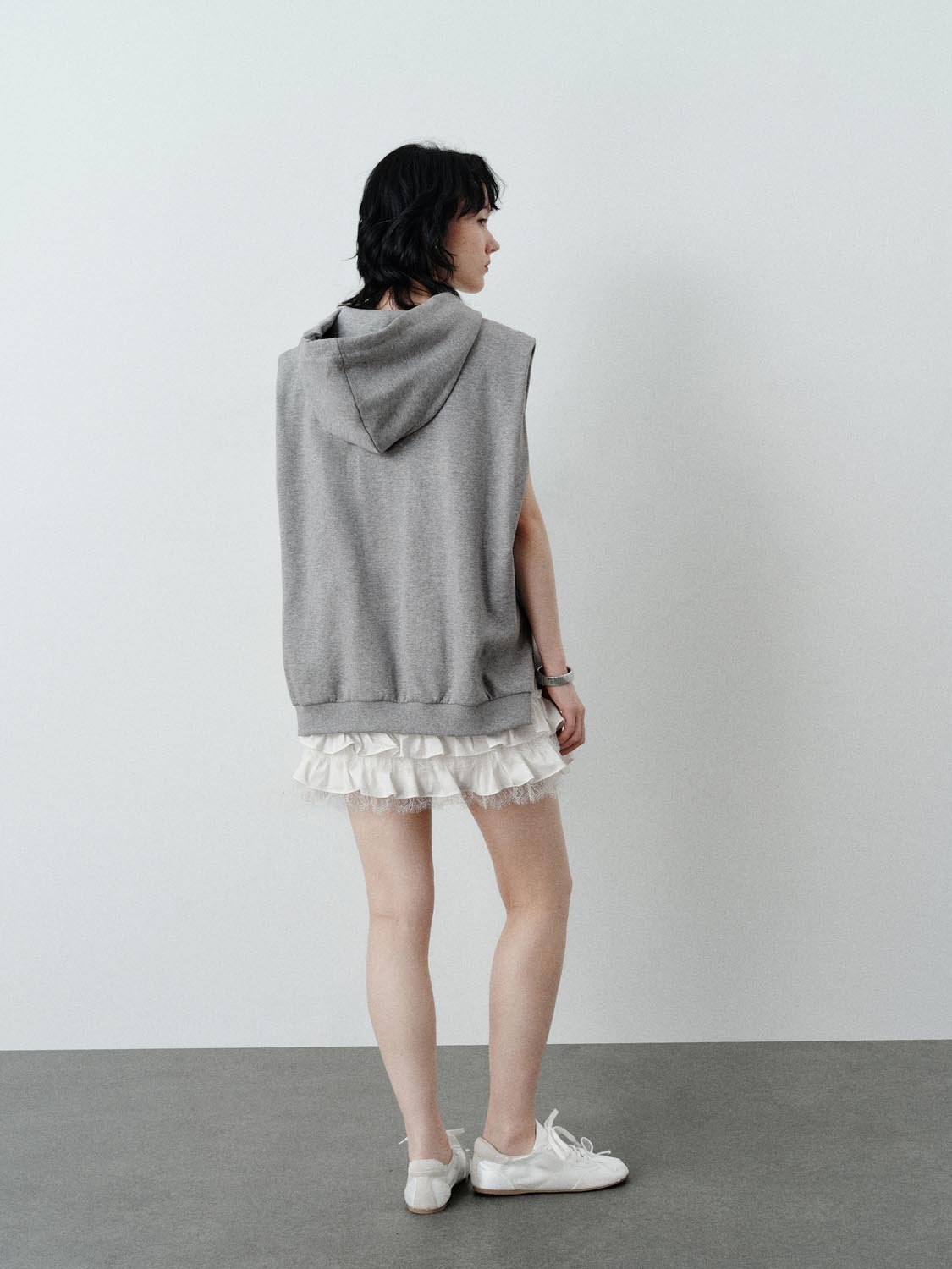 Hoodie Sleeveless Straight Dresses