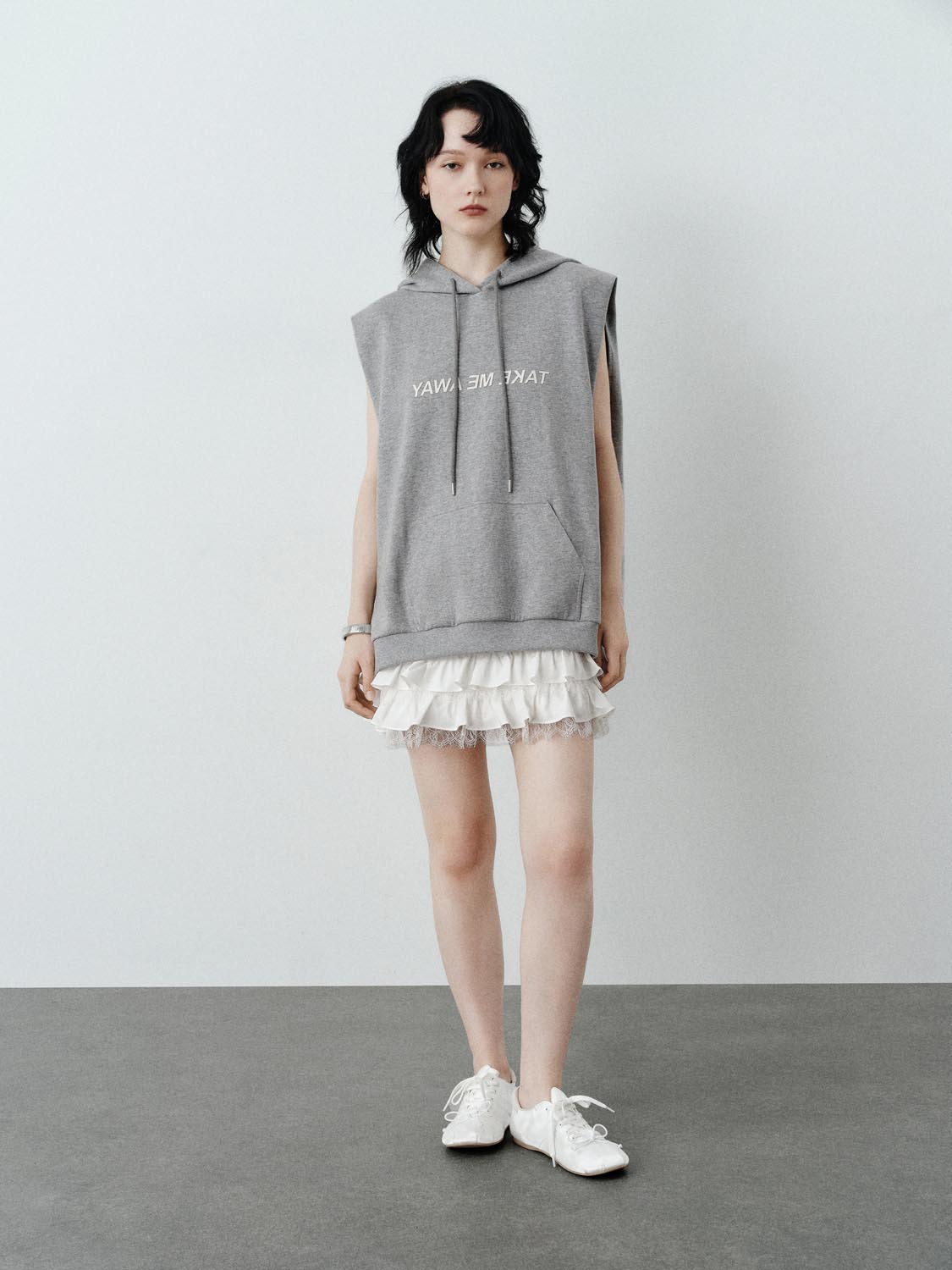 Hoodie Sleeveless Straight Dresses