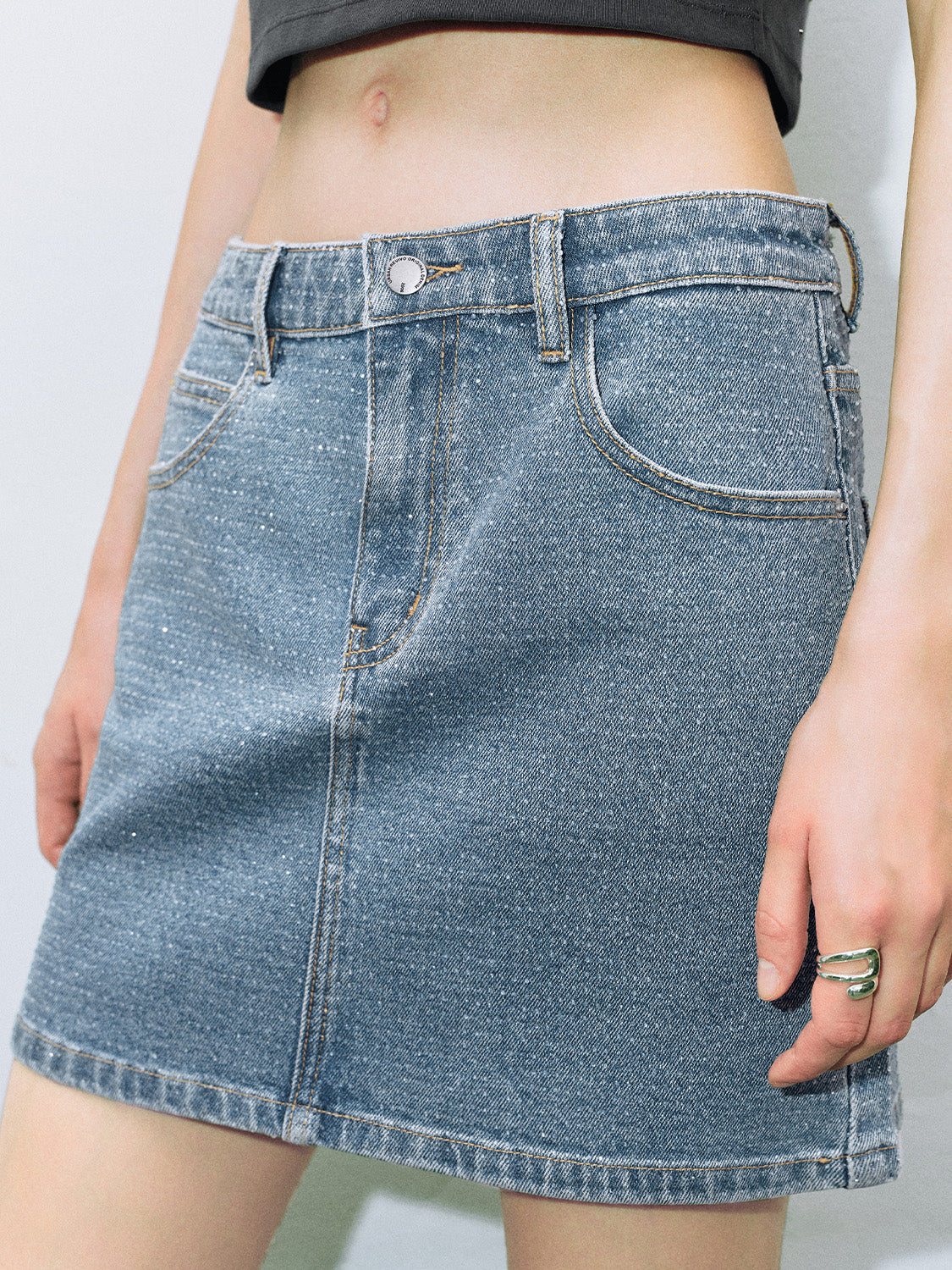 Mini Denim Skirt