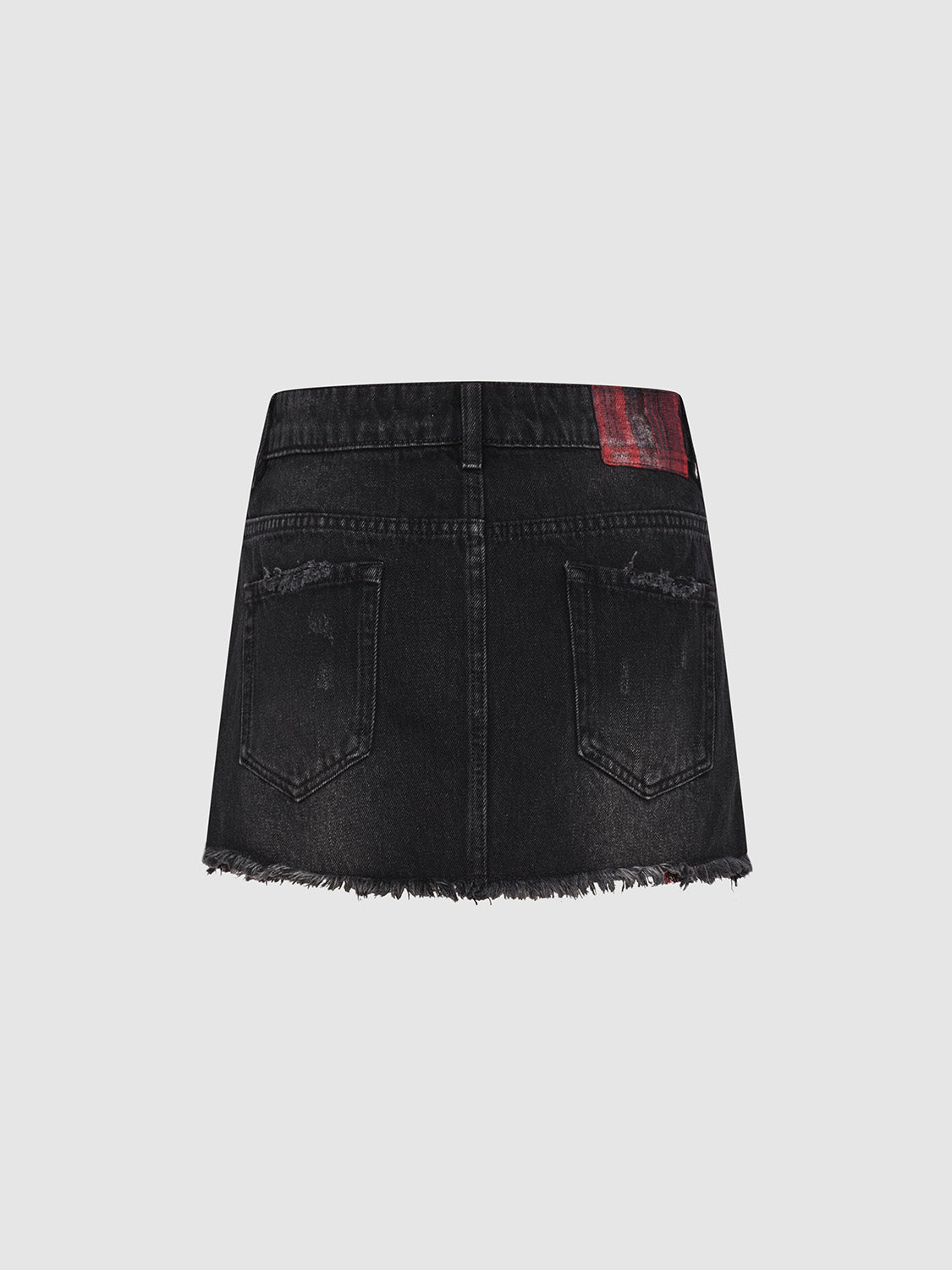 Raw Edge Denim Skirts