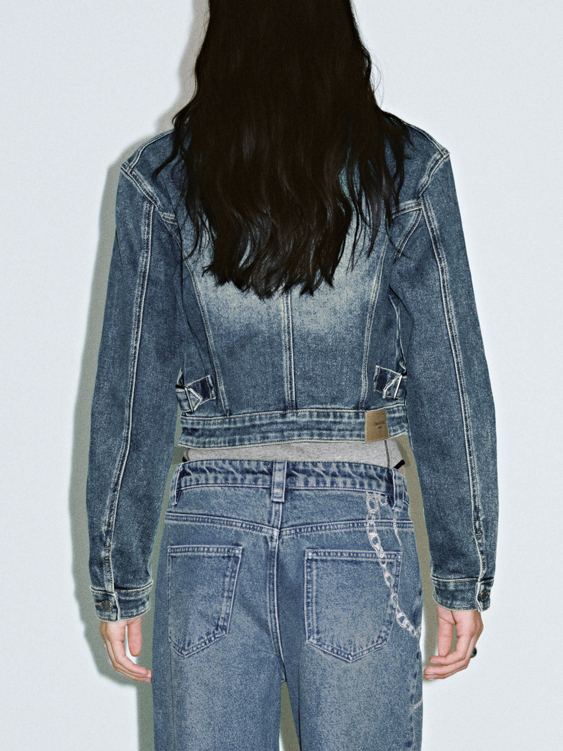 Cropped Denim Shirts