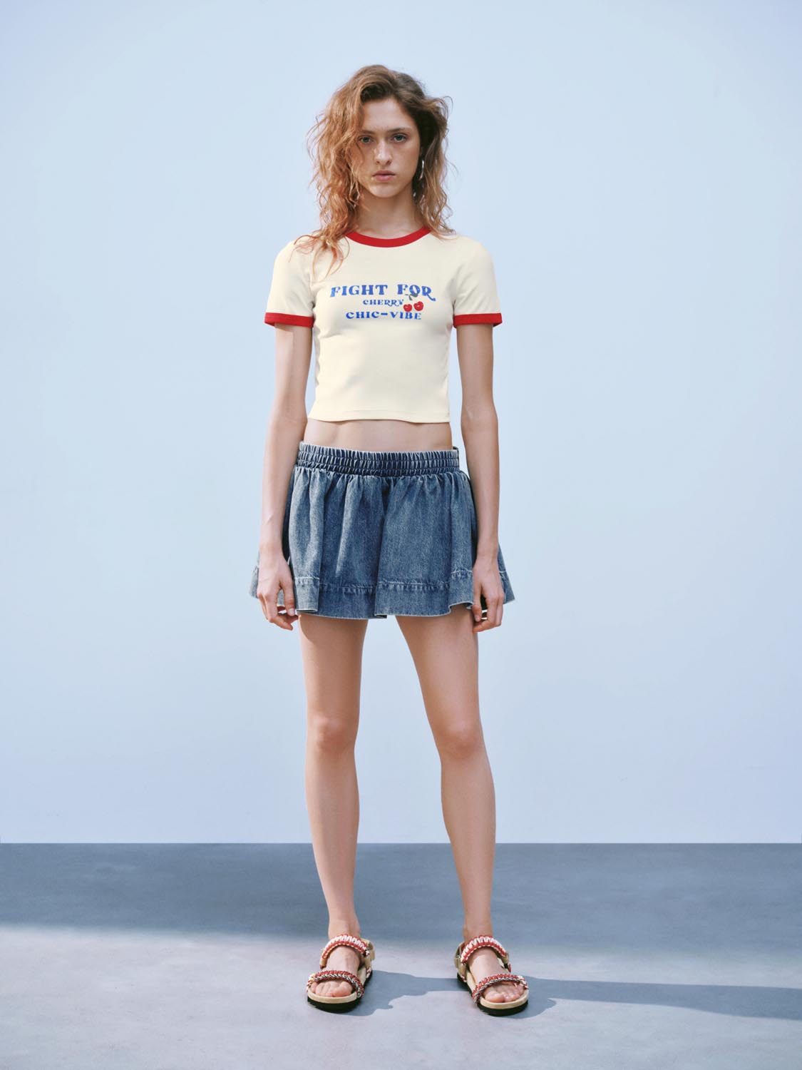 Mini Denim Skirts