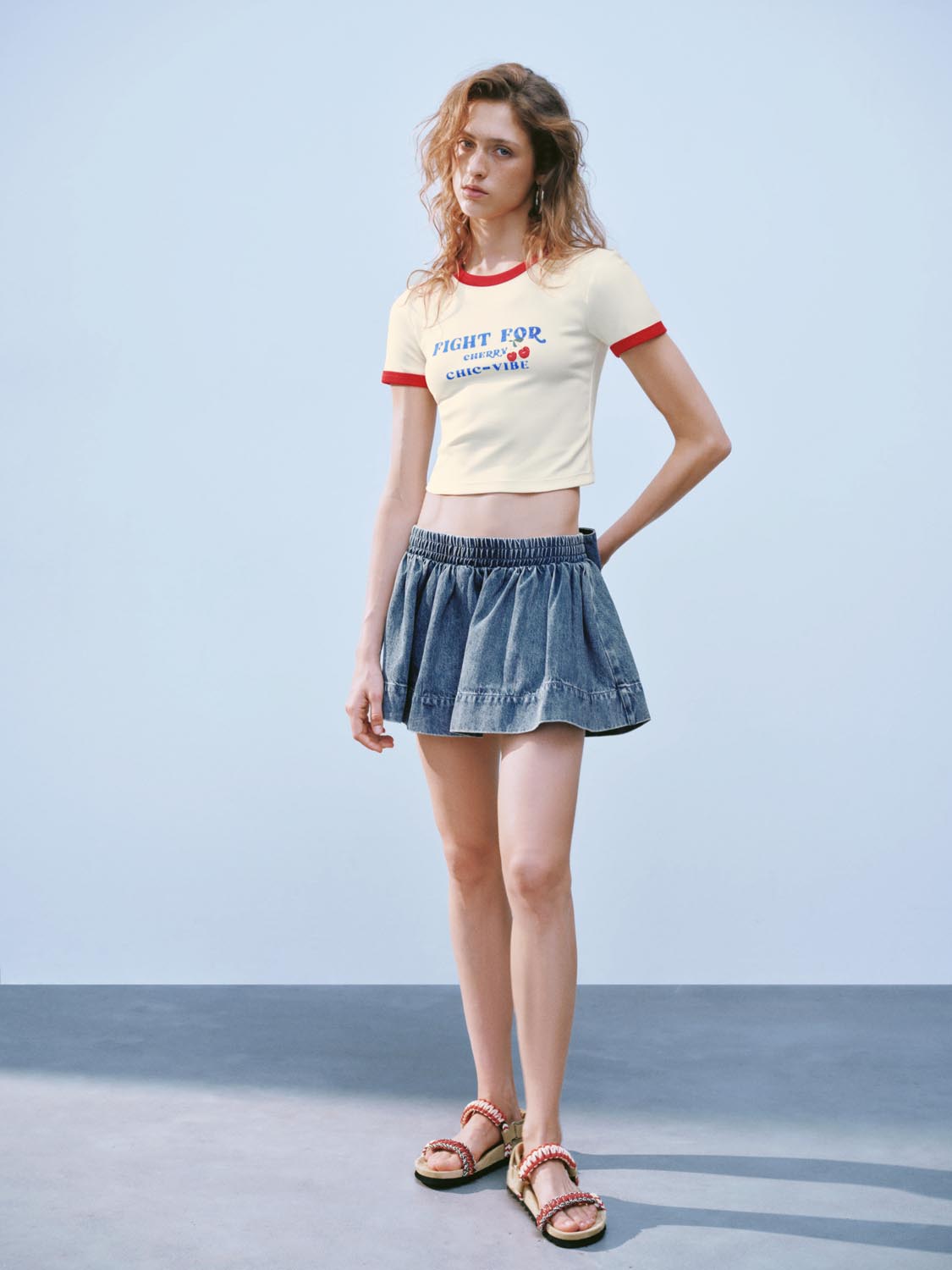 Mini Denim Skirts
