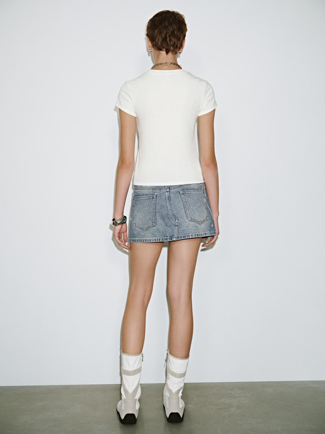Denim Mini Skirts