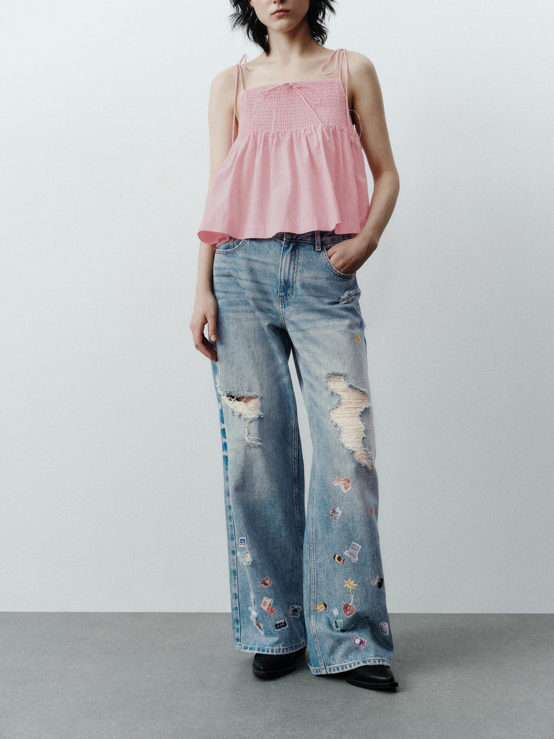 Ripped Denim Jeans