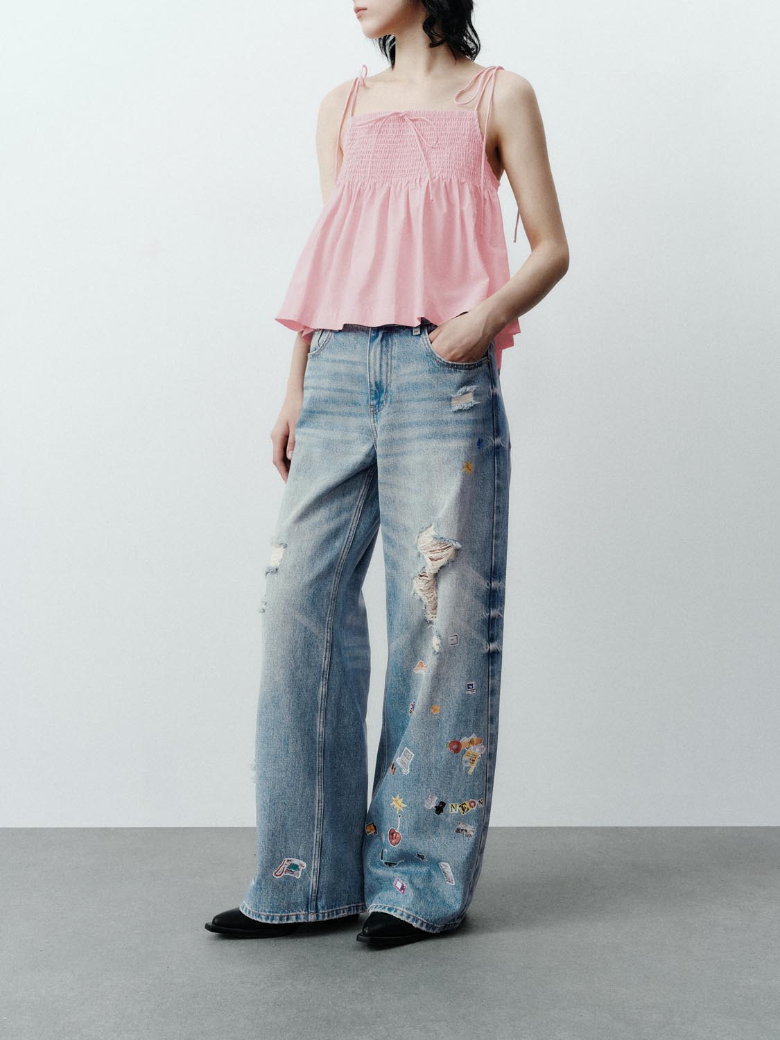 Ripped Denim Jeans
