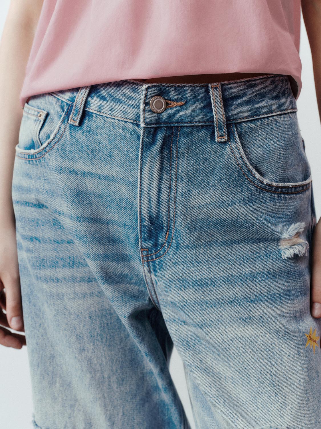 Ripped Denim Jeans
