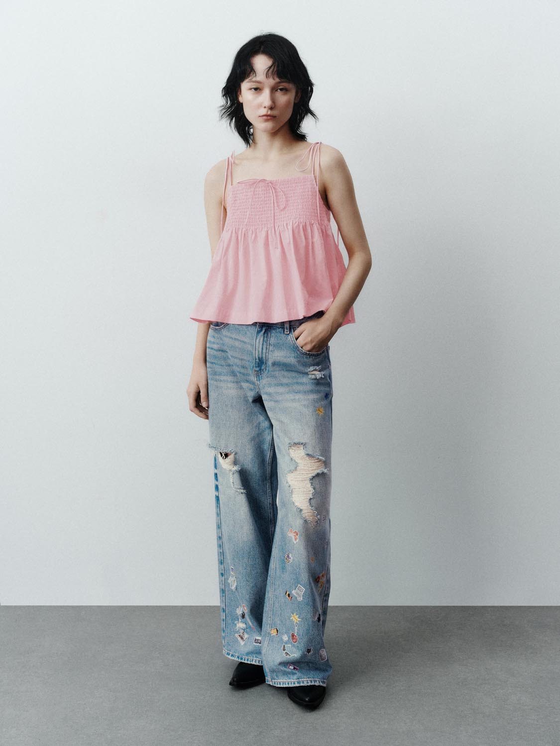 Ripped Denim Jeans
