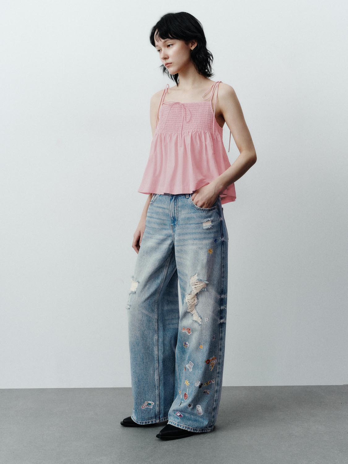 Ripped Denim Jeans