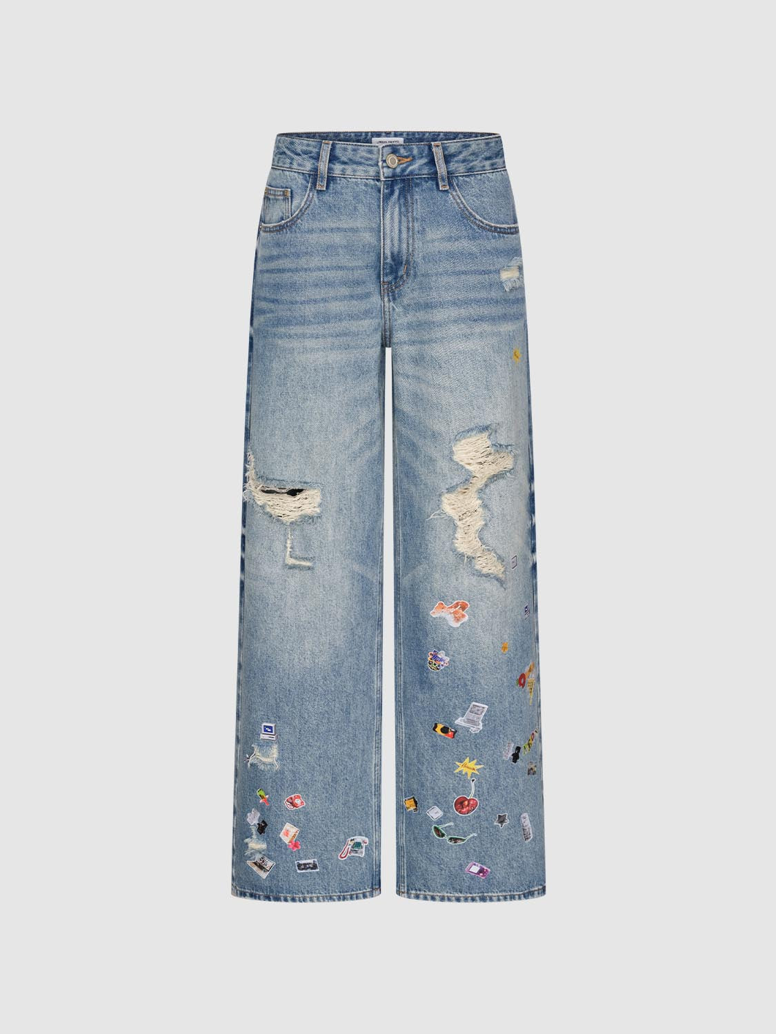 Ripped Denim Jeans