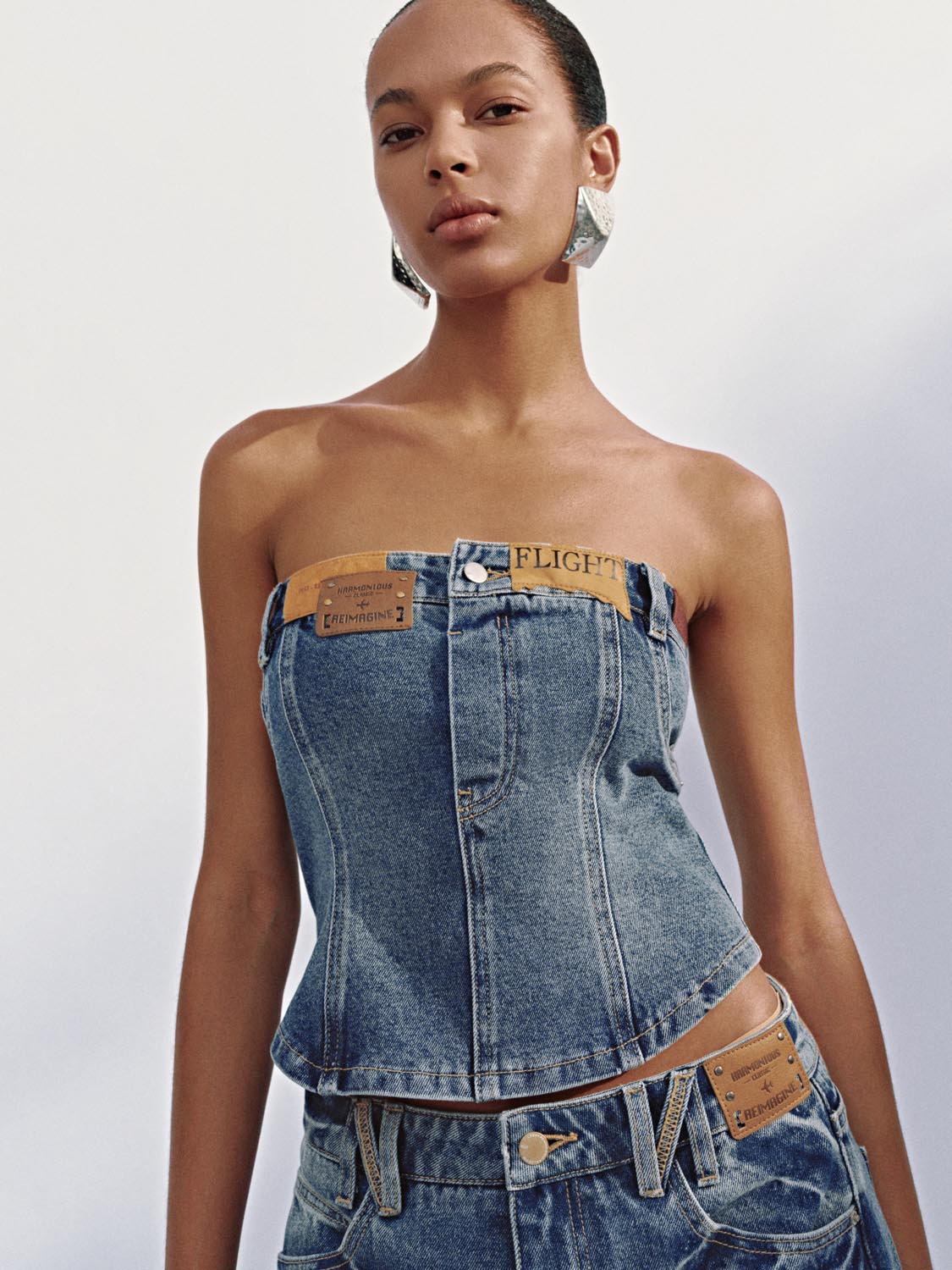Denim Bandeau