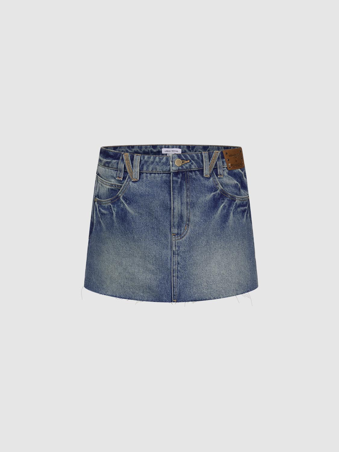 Denim Mini Skirts