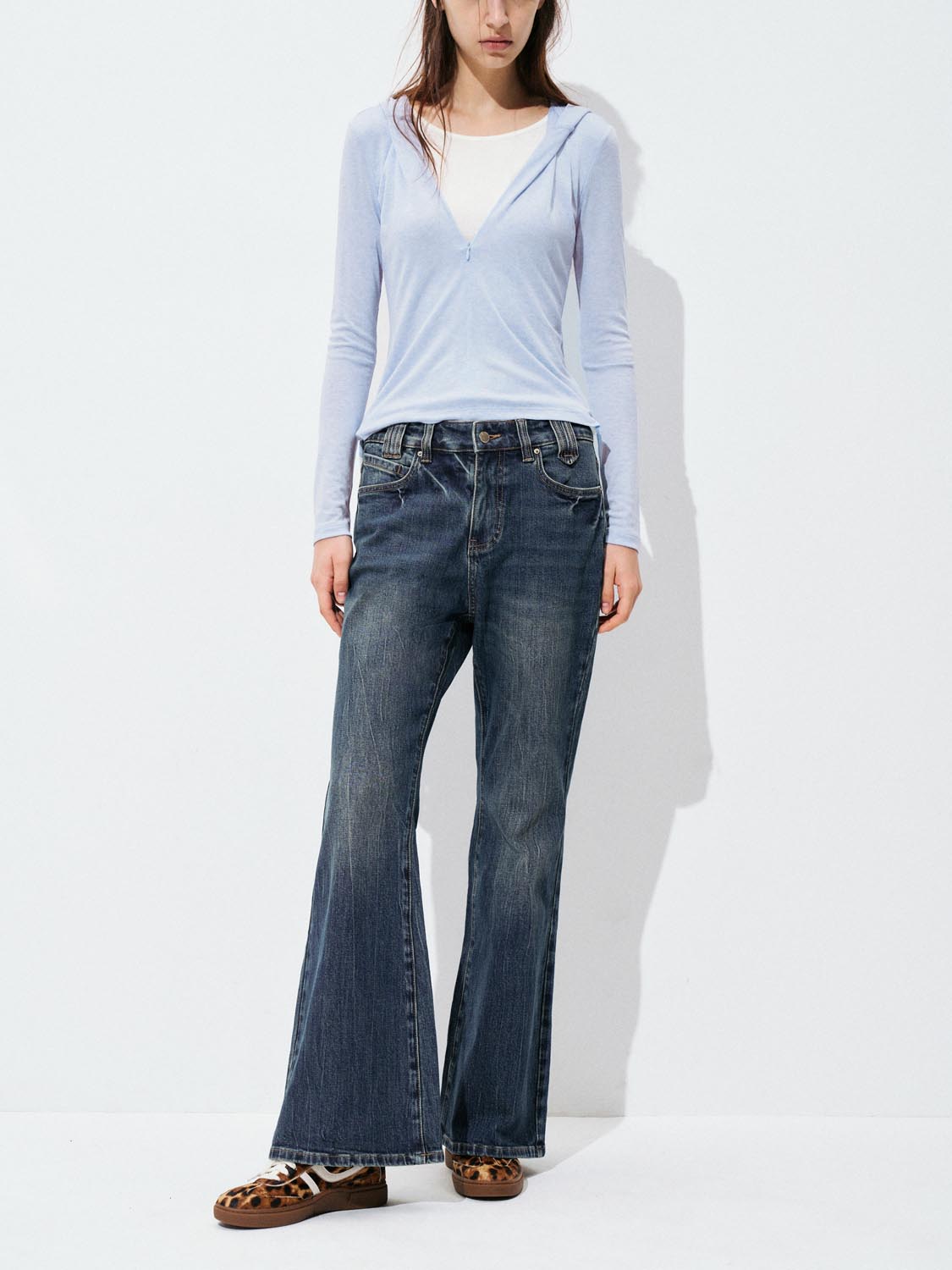 Flare Leg Jeans