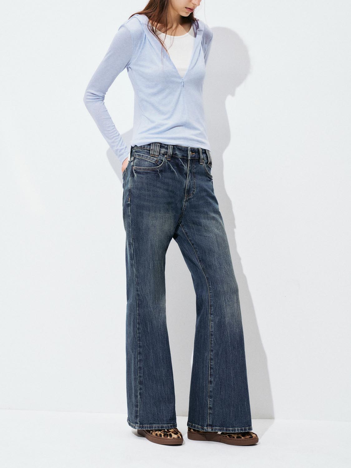 Flare Leg Jeans