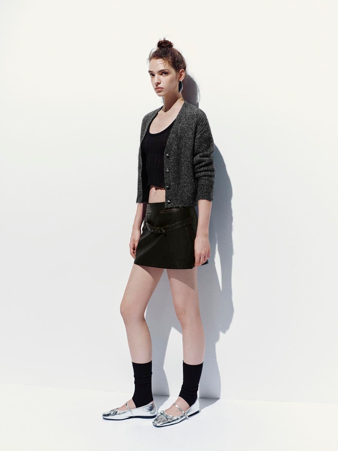 V-Neck Knitted Cardigans