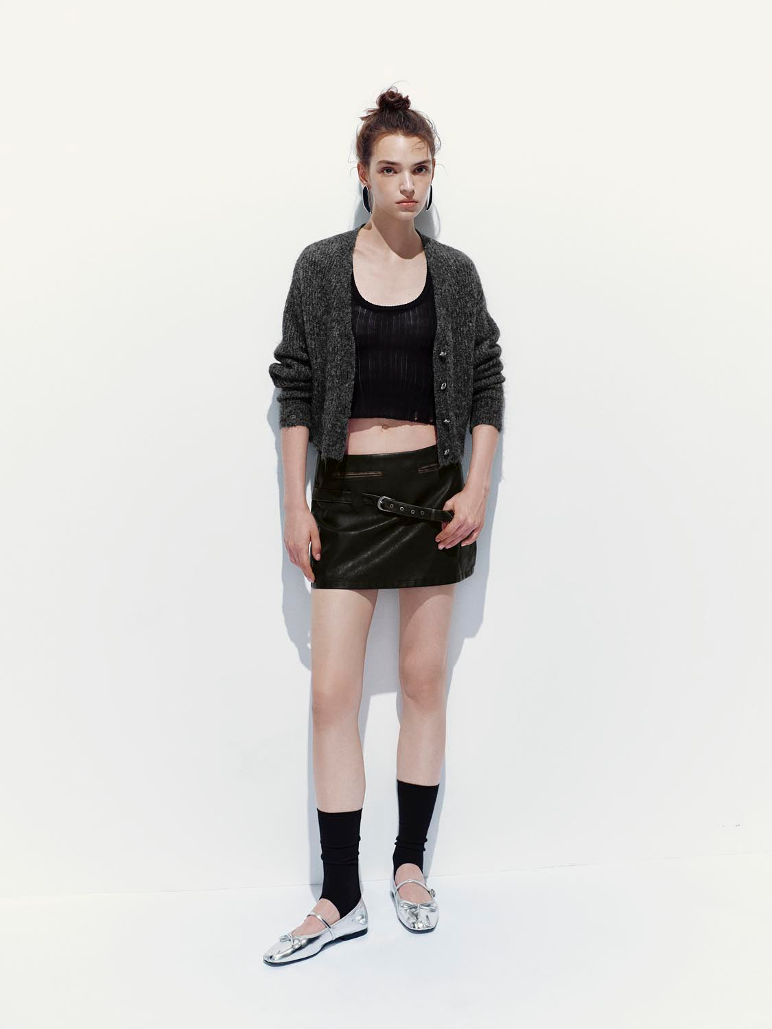 V-Neck Knitted Cardigans