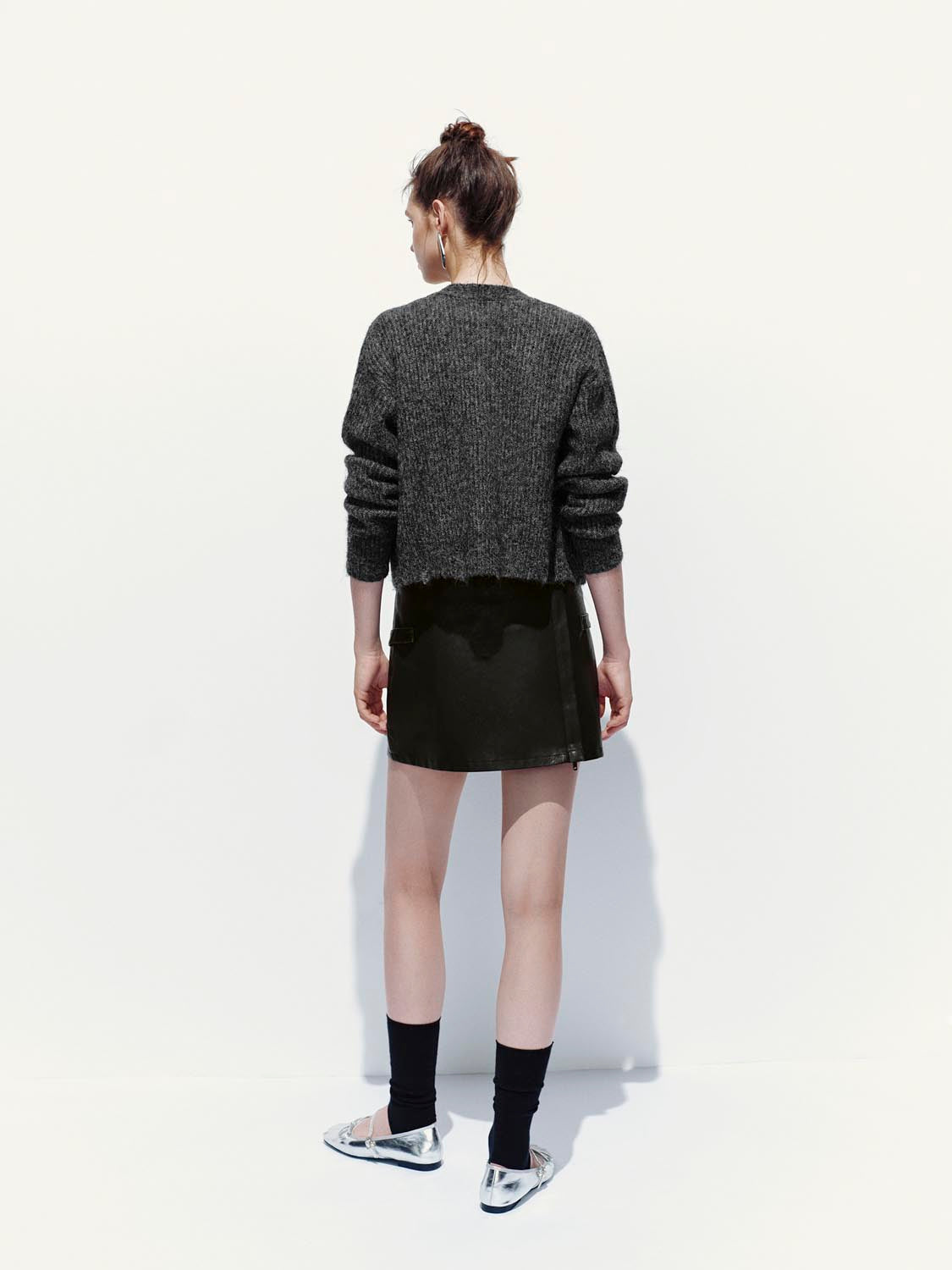 V-Neck Knitted Cardigans