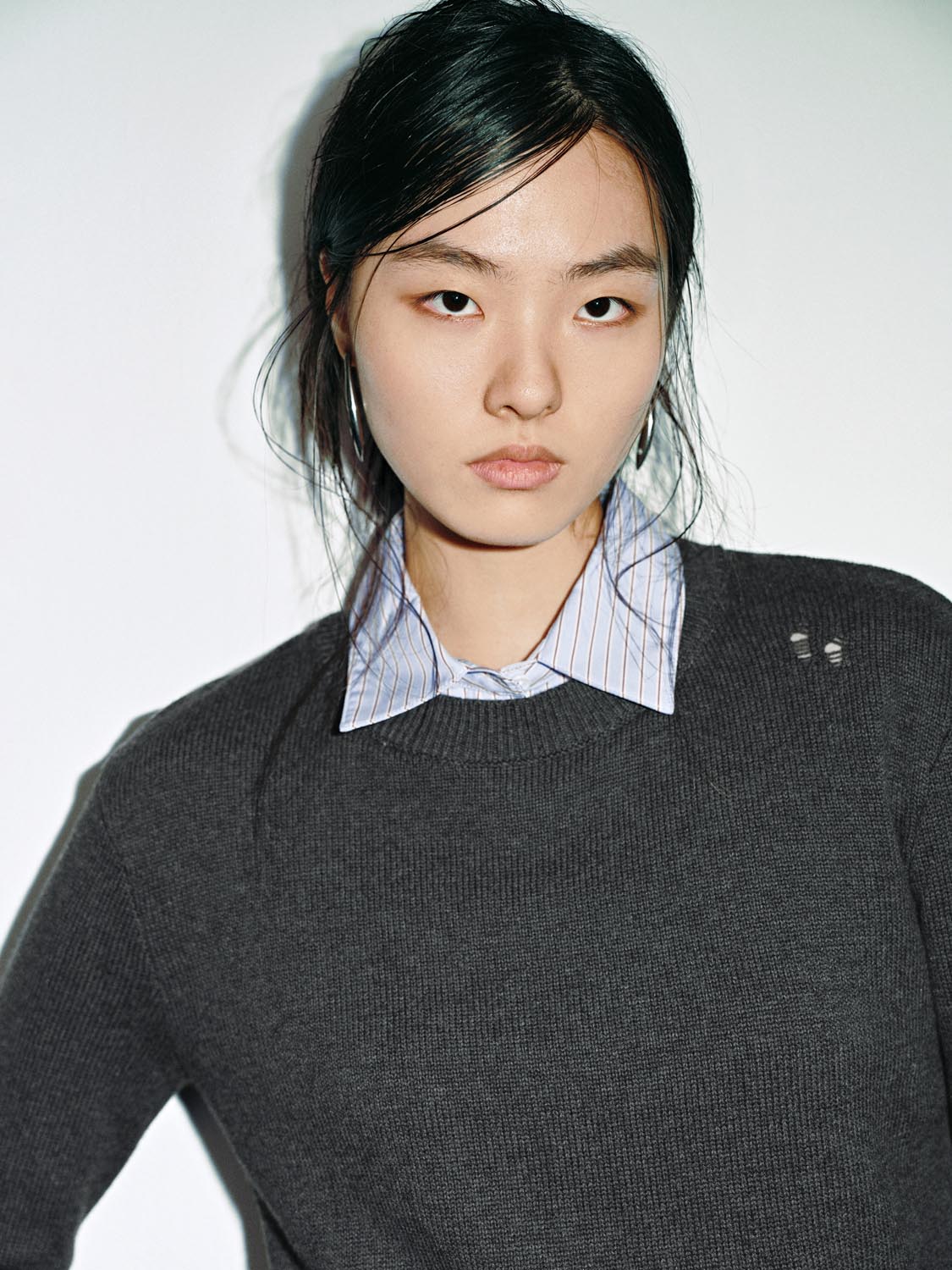 2 In 1 Long Sleeve Knitted T-Shirts