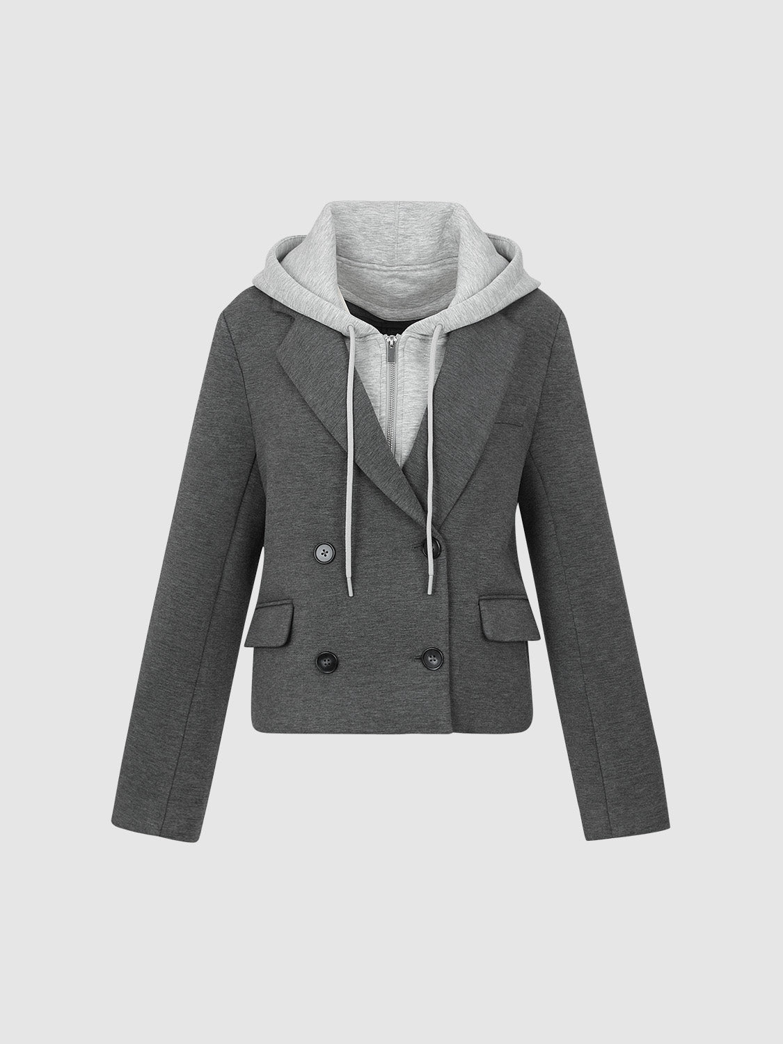 Hoodie Double Breasted Jackets