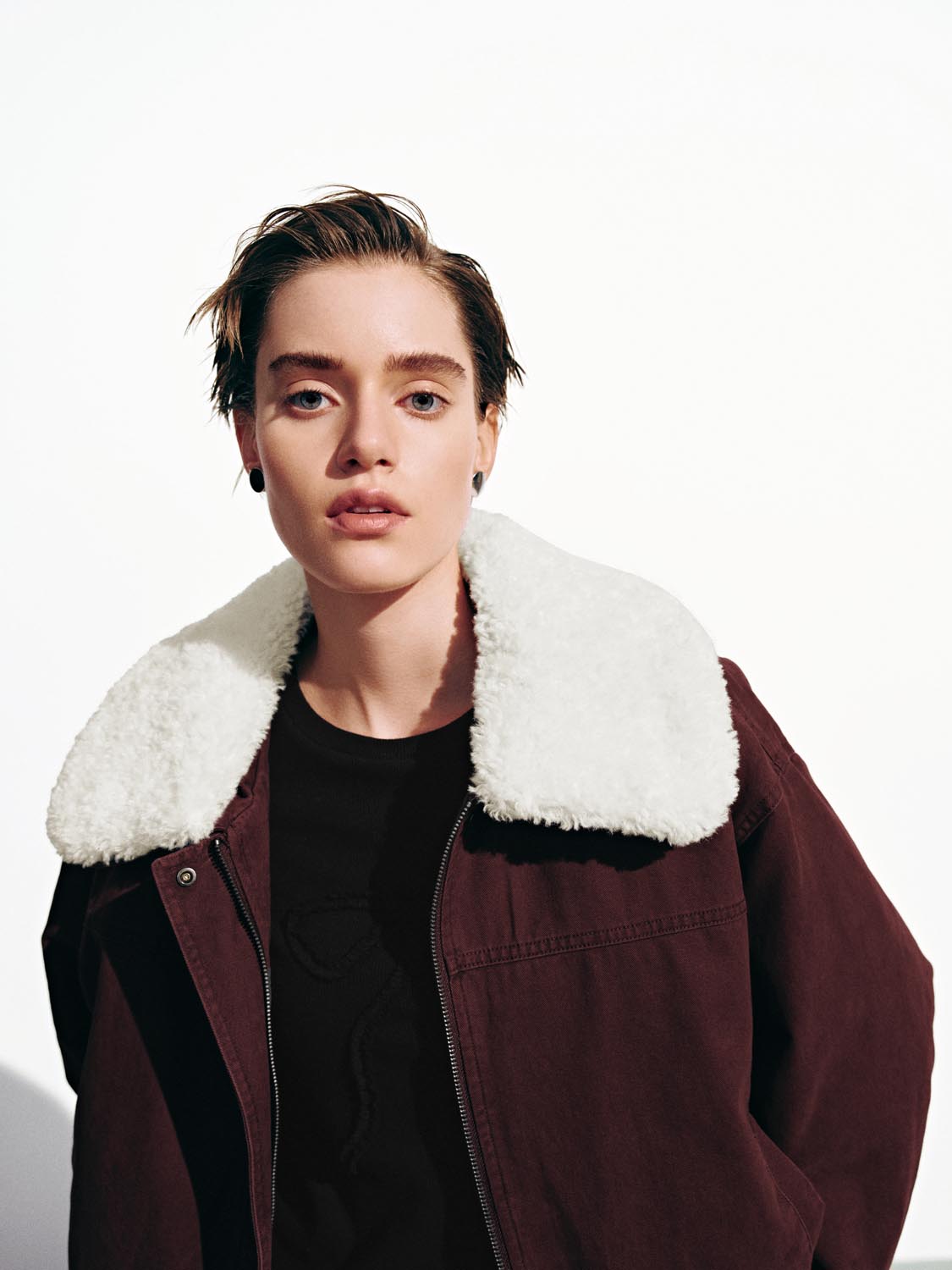 Large Collar Puffer Bomber Jackets